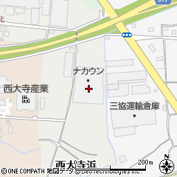 ナカウン株式会社　東部地区倉庫周辺の地図