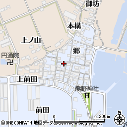 愛知県田原市向山町郷56周辺の地図