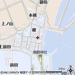 愛知県田原市向山町郷23周辺の地図
