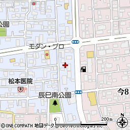 岡山県岡山市北区辰巳29周辺の地図