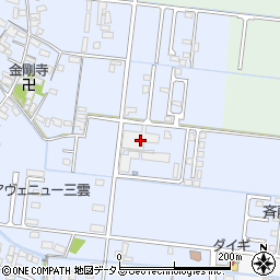 三雲北幼児園周辺の地図