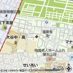 大阪府大阪市阿倍野区共立通周辺の地図