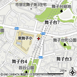 コープミニ東舞子駐車場周辺の地図