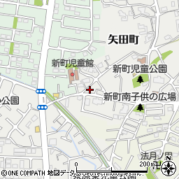 奈良県大和郡山市矢田町5517-3周辺の地図