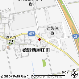 三重県松阪市嬉野新屋庄町453周辺の地図
