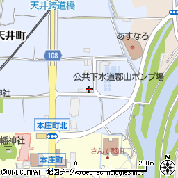 奈良県大和郡山市天井町235周辺の地図