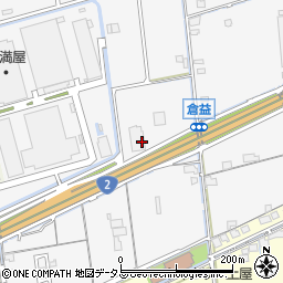 岡山県岡山市中区倉益268-3周辺の地図