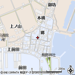 愛知県田原市向山町郷51周辺の地図