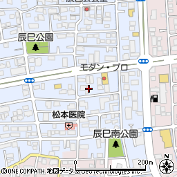 岡山県岡山市北区辰巳34周辺の地図
