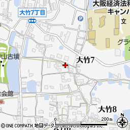 竹原商店周辺の地図