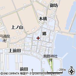 愛知県田原市向山町郷51-2周辺の地図