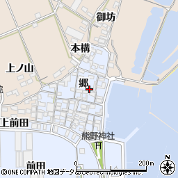 愛知県田原市向山町郷30周辺の地図