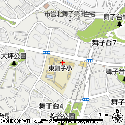 東舞子学童保育コーナー周辺の地図