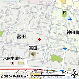 サーパス富田周辺の地図