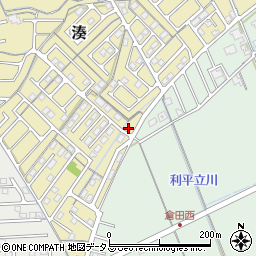 岡山県岡山市中区湊125周辺の地図