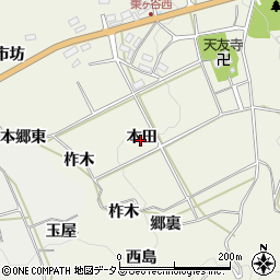 愛知県田原市東神戸町本田周辺の地図