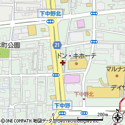 カレーハウスＣｏＣｏ壱番屋岡山下中野店周辺の地図