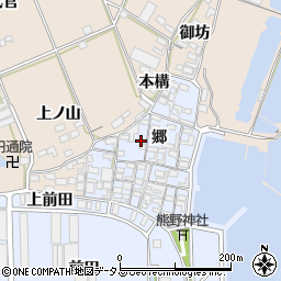 愛知県田原市向山町郷49周辺の地図