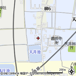 奈良県大和郡山市天井町1周辺の地図