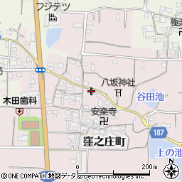 奈良県奈良市窪之庄町375周辺の地図