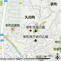 奈良県大和郡山市矢田町5511-5周辺の地図