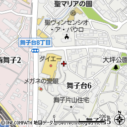 舞子台富士ハイツ周辺の地図