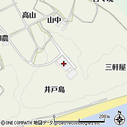 愛知県田原市東神戸町（井戸島）周辺の地図