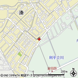 岡山県岡山市中区湊125-7周辺の地図