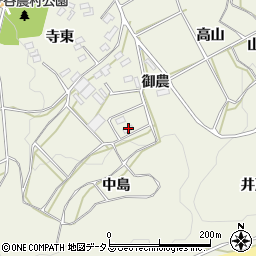 愛知県田原市東神戸町中島周辺の地図