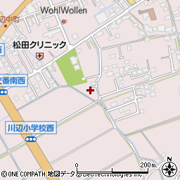 岡山県倉敷市真備町川辺1793周辺の地図