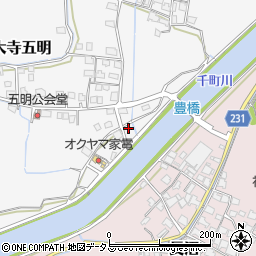 岡山県岡山市東区西大寺五明23周辺の地図