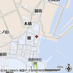 愛知県田原市向山町郷32周辺の地図