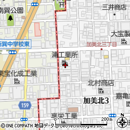 サトウプロダクト第１１工場周辺の地図