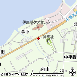 愛知県田原市石神町宮ノ前周辺の地図