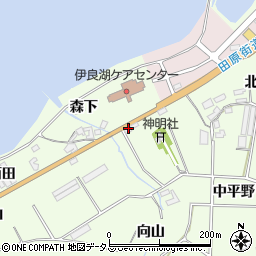 愛知県田原市石神町（宮ノ前）周辺の地図
