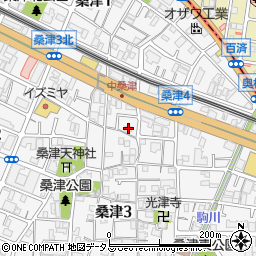 スクエアプレイス天王寺東Ａ周辺の地図