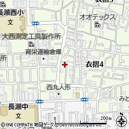 ＪＰアパートメント東大阪周辺の地図