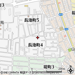 大阪府八尾市長池町4丁目81周辺の地図