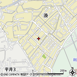 岡山県岡山市中区湊105周辺の地図