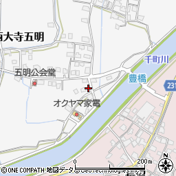 岡山県岡山市東区西大寺五明171-4周辺の地図