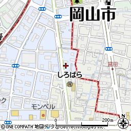 岡山県岡山市南区下中野39周辺の地図