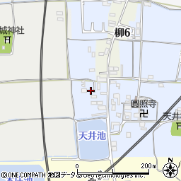 奈良県大和郡山市天井町7-10周辺の地図