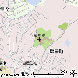 神戸少年の町　子ども家庭支援センター周辺の地図