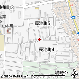 大阪府八尾市長池町5丁目35周辺の地図