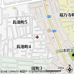 大阪府八尾市長池町4丁目26周辺の地図