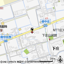 コスモセルフピュア倉敷下庄ＳＳ周辺の地図