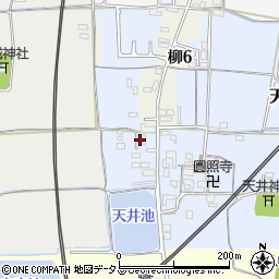 奈良県大和郡山市天井町7周辺の地図