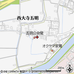 岡山県岡山市東区西大寺五明184周辺の地図