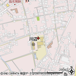 倉敷市立川辺小学校周辺の地図