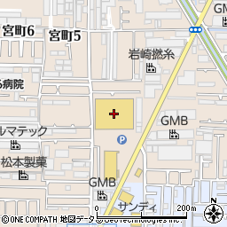 コーナン　八尾楠根店周辺の地図